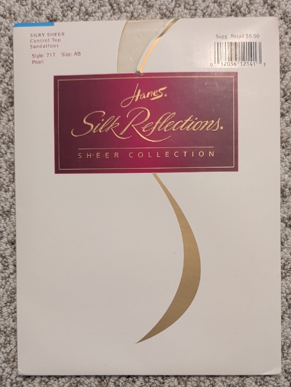 NWT Hanes Silk Reflections Sheer Collection - Pearl. Size AB